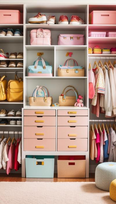 7 top Ideas to Organize Your Kid's Closets Celebrity Inspired