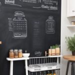 Chalkboard Wall for kitchen accent wall